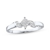 Thumbnail Image 0 of Diamond Promise Ring 1/6 ct tw Princess-cut 14K White Gold