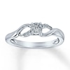 Thumbnail Image 0 of Diamond Promise Ring 1/20 ct tw Round-Cut Sterling Silver