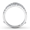 Thumbnail Image 1 of Diamond Enhancer Ring 1 ct tw Round-cut  14K White Gold
