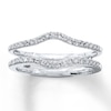 Thumbnail Image 0 of Diamond Enhancer Ring 1/4 ct tw Round-cut 14K White Gold