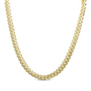 miami cuban link 18 chain necklace 3mm in 14k gold