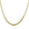 Thumbnail Image 0 of Solid Cuban Curb Chain Necklace 4.2mm 14K Yellow Gold 18"