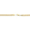 Thumbnail Image 2 of Solid Cuban Curb Chain Necklace 4.2mm 14K Yellow Gold 18"