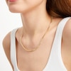 Thumbnail Image 3 of Solid Cuban Curb Chain Necklace 4.2mm 14K Yellow Gold 18"