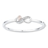 Thumbnail Image 0 of Infinity Bracelet 1/15 ct tw Diamonds Sterling Silver & 10K Rose Gold