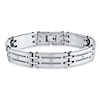 Thumbnail Image 0 of Men's Bracelet 1/20 ct tw Diamonds Stainless Steel
