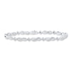 Thumbnail Image 0 of Infinity Bracelet Diamond Accents Sterling Silver 7.25"