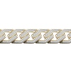 Thumbnail Image 1 of Men's Diamond Angled Curb Bracelet 10K Yellow Gold 8.5"