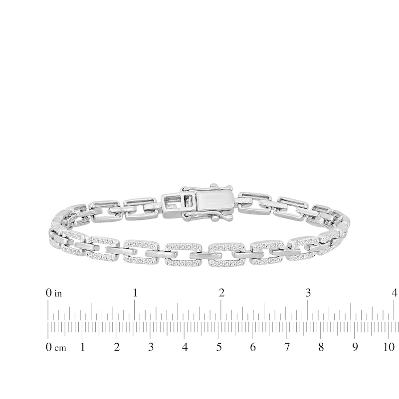Linked Always Diamond Link Bracelet 1 ct tw 10K White Gold 7"