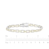 Thumbnail Image 3 of Linked Always Diamond Link Bracelet 1 ct tw 10K Two-Tone Gold 7"
