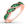 Thumbnail Image 0 of Le Vian Natural Emerald Ring 1/15 ct tw Diamonds 14K Gold