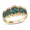 Thumbnail Image 0 of Le Vian Emerald Ring 1/4 ct tw Diamonds 14K Honey Gold