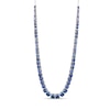 Thumbnail Image 0 of Blue Lab-Created Sapphire Necklace Sterling Silver 17"
