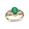 Thumbnail Image 0 of Le Vian Emerald Ring 3/8 ct tw Diamonds 14K Honey Gold