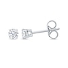 Thumbnail Image 0 of Lab-Created Diamonds by KAY Round-Cut Solitaire Stud Earrings 1/3 ct tw 10K White Gold (I/SI2)
