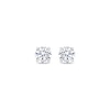 Thumbnail Image 1 of Lab-Created Diamonds by KAY Round-Cut Solitaire Stud Earrings 1/3 ct tw 10K White Gold (I/SI2)