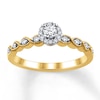 Thumbnail Image 0 of Diamond Engagement Ring 1/4 ct tw Round-cut 10K Two-Tone Gold
