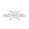 Thumbnail Image 3 of Certified Diamond Solitaire Engagement Ring 2 ct Princess-cut 14K White Gold (I/I2)