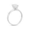 Thumbnail Image 2 of Certified Diamond Round-cut Ring 1 carat 14K White Gold (I/I1)