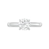Thumbnail Image 3 of Certified Diamond Round-cut Ring 1 carat 14K White Gold (I/I1)