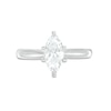 Thumbnail Image 3 of Diamond Solitaire Ring 1 carat Marquise 14K White Gold (I/I2)