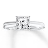 Thumbnail Image 0 of Diamond Engagement Ring 1/2 Carat 10K White Gold (J/I3)