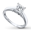 Thumbnail Image 2 of Diamond Engagement Ring 1/2 Carat 10K White Gold (J/I3)