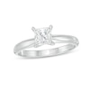 Thumbnail Image 0 of Diamond Solitaire Ring 3/4 Carat Princess-Cut 14K White Gold (I/I2)