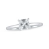 Thumbnail Image 0 of Lab-Created Diamonds by KAY Cushion-Cut Solitaire Engagement Ring 1 ct tw 14K White Gold (F/SI2)