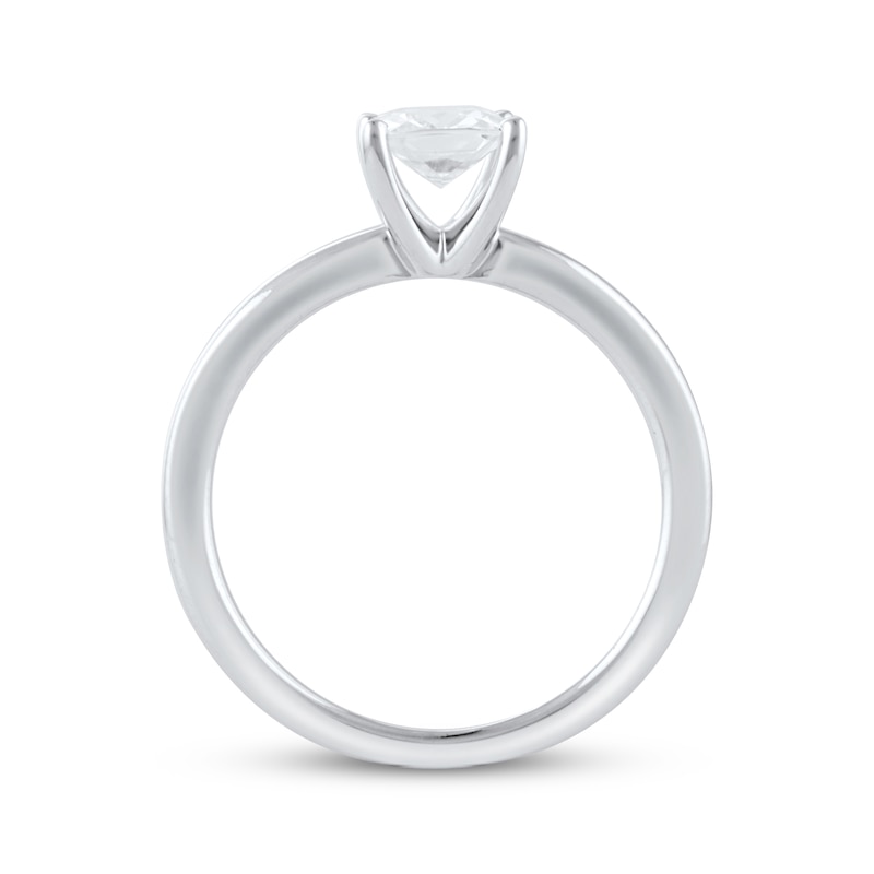 Lab-Created Diamonds by KAY Cushion-Cut Solitaire Engagement Ring 1 ct tw 14K White Gold (F/SI2)