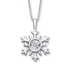 Thumbnail Image 0 of Unstoppable Love Snowflake Necklace Sterling Silver