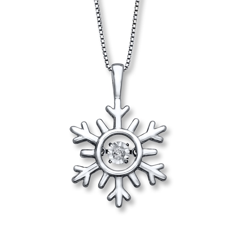 Unstoppable Love Snowflake Necklace Sterling Silver