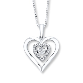 Unstoppable Love Heart Necklace Sterling Silver|Kay
