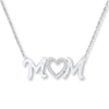 Thumbnail Image 0 of Diamond Mom Necklace 1/20 ct tw Round-cut Sterling Silver