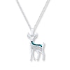 Thumbnail Image 0 of Deer Necklace 1/15 ct tw Diamonds Sterling Silver