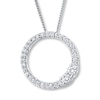 Thumbnail Image 0 of Ever Us Necklace 1/3 ct tw Diamonds 14K White Gold