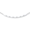 Thumbnail Image 0 of Diamond Choker Necklace 1/20 Carat tw Sterling Silver 12"