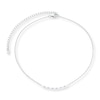 Thumbnail Image 1 of Diamond Choker Necklace 1/20 Carat tw Sterling Silver 12"
