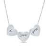 Thumbnail Image 2 of "I Love You" Diamond Heart Necklace 1/20 ct tw Sterling Silver