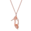Thumbnail Image 0 of Emmy London Diamond Shoe Necklace 1/5 ct tw 10K Rose Gold 20"