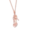 Thumbnail Image 3 of Emmy London Diamond Shoe Necklace 1/5 ct tw 10K Rose Gold 20"