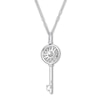 Thumbnail Image 3 of Emmy London Diamond Key Necklace 1/5 ct tw Sterling Silver 20"