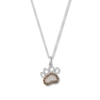 Thumbnail Image 0 of Le Vian Chocolate Diamond Paw Print Necklace 1/5 ct tw 14K Vanilla Gold