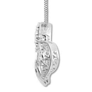 Heart Necklace with Diamonds Sterling Silver | Kay