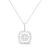 Thumbnail Image 0 of Unstoppable Love Necklace 1/10 ct tw Sterling Silver 19"