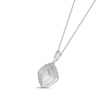 Thumbnail Image 1 of Diamond Cushion Necklace Sterling Silver 18"
