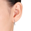 Thumbnail Image 1 of Hoop Earrings 1/3 ct tw Diamonds 10K White Gold