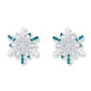 Thumbnail Image 0 of Snowflake Earrings 1/5 ct tw Diamonds Sterling Silver