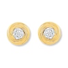Thumbnail Image 0 of Diamond Earrings 1/15 ct tw Round-cut 10K Yellow Gold