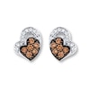 Thumbnail Image 0 of Le Vian Chocolate Diamonds 1/4 ct tw Earrings 14K Vanilla Gold